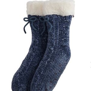 LC Lauren Conrad Chenille Cable Slipper Sock